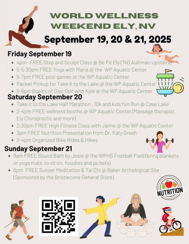 World Wellness Week Ely, NV graphics World Wellness Weekend