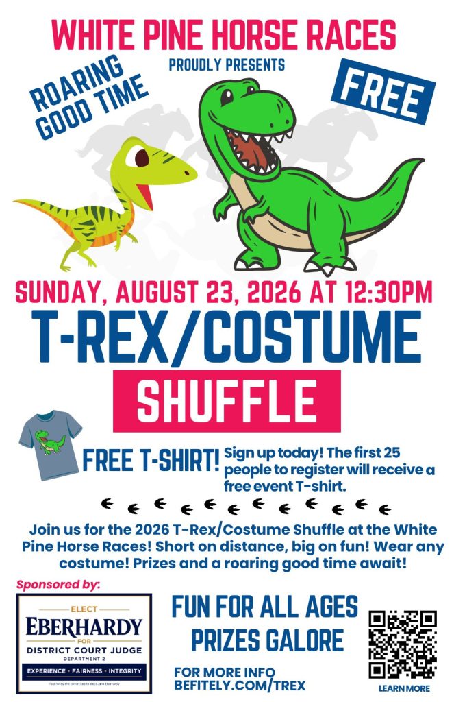 T-Rex Costume Shuffle Ely Nevada